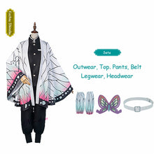 Load image into Gallery viewer, Anime Kimetsu no Yaiba Cosplay Costume Demon Slayer Agatsuma Zenitsu Cosplay Clothing Kimono Halloween Costume For Adult Men - CosCouture
