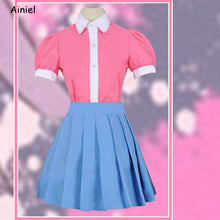 Load image into Gallery viewer, New Dangan Ronpa 2 Mikan Tsumiki Cosplay Costume Danganronpa Wig Suit Top skirt - CosCouture

