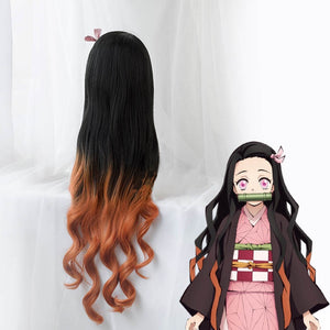 Anime  Nezuko Tanjirou Kamado Wigs Demon Slayer Kimetsu no Yaiba Cosplay Wigs Zenitsu Agatsuma Golden Short Hair - CosCouture