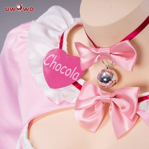 Pre-Sale UWOWO Game NEKOPARA Vol.4 Chocola Maid Dress Cosplay Costume Cute Blue Dress Women Girl Outfits - CosCouture