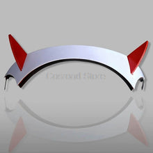 Load image into Gallery viewer, Cosroad Anime DARLING in the FRANXX 02 Zero Two Cosplay Wigs+Headwear Zero Two  02 Pink Long Straight Hair + Hair Clip - CosCouture
