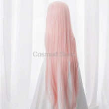 Load image into Gallery viewer, Cosroad Anime DARLING in the FRANXX 02 Zero Two Cosplay Wigs+Headwear Zero Two  02 Pink Long Straight Hair + Hair Clip - CosCouture
