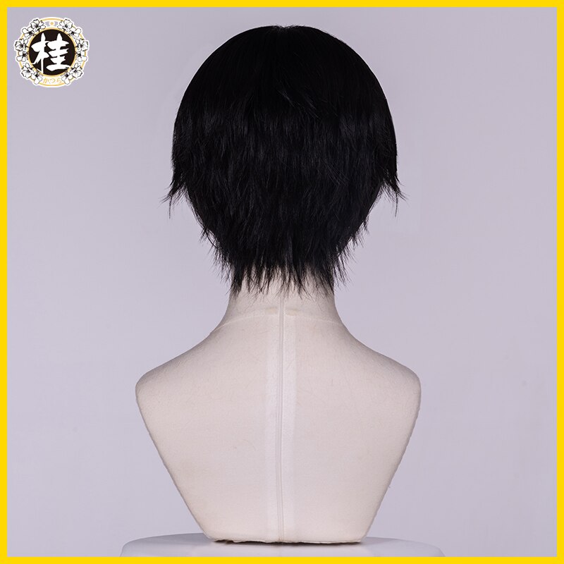 UWOWO Toilet-Bound Hanako-kun/Jibaku Shounen Hanako-kun Cosplay Wig 25cm Natural Black Hair - CosCouture