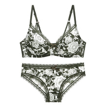 Load image into Gallery viewer, DaiNaFang Womens Push Up Underwear Sexy BCDE Cup Plus Size Lingerie Lace Print Embroidery Panties Bra Sets For Lady
