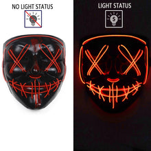 Load image into Gallery viewer, LED Mask Cosplay DJ Party Neon Light Up Masks Masquerade Carnival Costume Props - CosCouture
