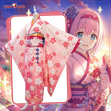 Load image into Gallery viewer, Game Princess Connect! Re:Dive Kusano Yui New year Ver. Cosplay Costume Cute Kimono Dress - CosCouture
