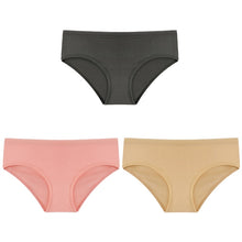 Load image into Gallery viewer, CINOON 3PCS/Set Women&#39;s Panties Cotton Underwear Solid Color Briefs Girls Low-Rise Soft Panty Women Underpants Female Lingerie
