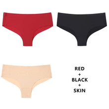 Load image into Gallery viewer, CINOON 3Pcs/Lot Seamless Panty Set Underwear Female Comfort Intimates Fashion Low-Rise Briefs Panties Women Sexy Lingerie
