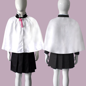 Tsuyuri Kanawo Cosplay Costume Children's Demon Slayer Kids Kisatsutai Uniforms Halloween Christmas Gifts - CosCouture