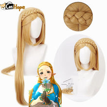 Load image into Gallery viewer, Princess Zelda Wig The Legend of Zelda Cosplay Women Golden Braided Wigs - CosCouture
