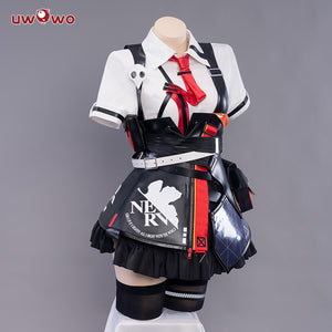 Pre-sale UWOWO Honkai Impact 3rd X EVA Asuka Langley Soryu Cosplay Costume Shirt Skirt Outfits Halloween Carnival Suit - CosCouture