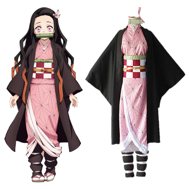 Demon Slayer Kimetsu no Yaiba Kamado Nezuko Cosplay clothing - CosCouture