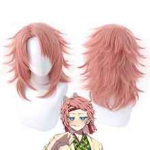Load image into Gallery viewer, Anime Demon Slayer Kimetsu no Yaiba Sabito Wig Cosplay Costume Men Women Heat Resistant Synthetic Hair Wigs - CosCouture
