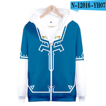 Load image into Gallery viewer, The Legend of Zelda 3D Printed Hoodie Sweatshirt Boys Girls Casual Outerwear Jacket Coat Teen Clothes - CosCouture
