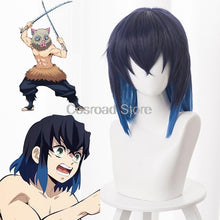 Load image into Gallery viewer, Cosroad Hashibira Inosuke Wig Demon Slayer Kimetsu no Yaiba Cosplay Wigs Inosuke Hashibira Halloween Ball Hair Wigs - CosCouture
