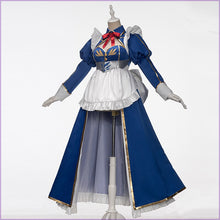 Load image into Gallery viewer, Anime Fate/Grand Order Arturia Pendragon  Lancer Blue Dress Lovely - CosCouture
