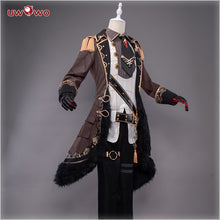 Load image into Gallery viewer, Pre-sale Game Genshin Impact Diluc The Dark Side of Dawn Cosplay Costume Darknight Hero Handsome Nobiliary Uniform - CosCouture
