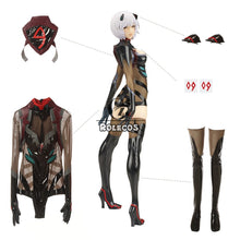 Load image into Gallery viewer, ROLECOS Rei Ayanami Cosplay Anime EVA Cosplay Costumes Ayanami Rei Cosplay Black Bodysuit Sexy Jumpsuit Costume Full Set - CosCouture
