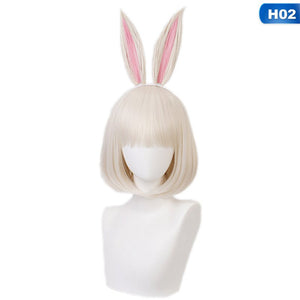 Uwowo Anime BEASTARS Cosplay Haru Wig without Ears Personified Beasts Cute Cosplay Hair Wig - CosCouture