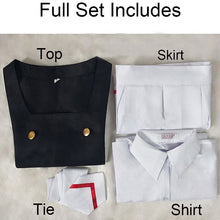 Load image into Gallery viewer, Anime Kinomoto Sakura Cosplay Costume Card Captor JK Uniforms Suit Girl&#39;s Sailor Suit Cerberus Doll and Sakura Wig+Free Wig Cap - CosCouture
