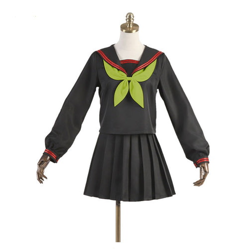 Anime Demon Slayer Kimetsu no Yaiba Cosplay Nezuko Kamado Makomo Cosplay Costume JK School Uniforms Sailor Suit Girls Women - CosCouture