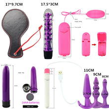 Load image into Gallery viewer, Leather BDSM Kit Bondage Set Adult Toys Sex Games Handcuffs Whip sm Sex Toy Kits Exotic Accessories Erotic Sex Toys for Couples
