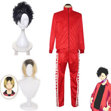 Load image into Gallery viewer, Haikyuu Kozume Kenma Cosplay Costume Kuroo Tetsurou Cosplay Wig Nekoma High School Spring and Autumn Volleyball Team Suit - CosCouture
