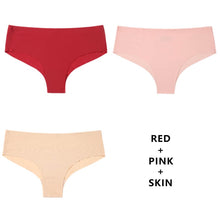 Load image into Gallery viewer, CINOON 3Pcs/Lot Seamless Panty Set Underwear Female Comfort Intimates Fashion Low-Rise Briefs Panties Women Sexy Lingerie
