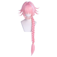 Load image into Gallery viewer, Uwowo Fate Grand Order/FGO Astolfo Cosplay Wig 60cm Long Pink Braid hair - CosCouture
