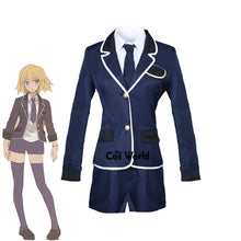Load image into Gallery viewer, Fate Apocrypha Joan of Arc School Uniform Suits Jacket Coat Pants Outfit Anime Cosplay Costumes - CosCouture
