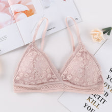 Load image into Gallery viewer, Women Lace Padded Bras Beauty Back Wrapped Chest Comfortable Wire Free Bras Lingerie
