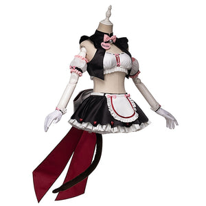 Anime Nekopara Cosplay Dresses Chocolat Maid Outfit Vanilla Costume La Soleil Women Wigs Halloween Racing Girl Costumes - CosCouture