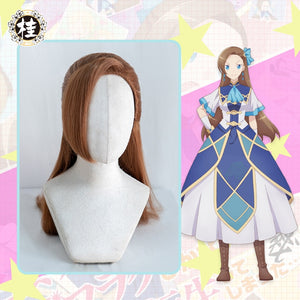Uwowo My Next Life as a Villainess: All Routes Lead to Doom! Catarina Claes/Katarina Claes Brown orange Wig 80cm long - CosCouture