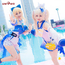 Load image into Gallery viewer, PRE-SALE Barbara Swimsuit Cosplay Hot Game Genshin Impact New Costume Summer Outfit Summertime Sparkle - CosCouture
