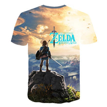Load image into Gallery viewer, T Shirt Breath of The Wild Link Champion Zelda Children T-shirt for Boys and Girls Toddler Short-Sleeved Tee99 - CosCouture
