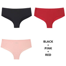 Load image into Gallery viewer, CINOON 3Pcs/Lot Seamless Panty Set Underwear Female Comfort Intimates Fashion Low-Rise Briefs Panties Women Sexy Lingerie
