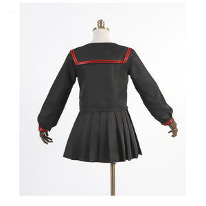 Anime Demon Slayer Kimetsu no Yaiba Cosplay Nezuko Kamado Makomo Cosplay Costume JK School Uniforms Sailor Suit Girls Women - CosCouture