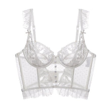 Load image into Gallery viewer, CINOON French Embroidery Lace Women&#39;s Bra Top Sweet Female Wedding White Bralette Vest Sexy Corset Bras Comfortable Intimates
