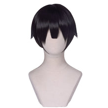 Load image into Gallery viewer, UWOWO Toilet-Bound Hanako-kun/Jibaku Shounen Hanako-kun Cosplay Wig 25cm Natural Black Hair - CosCouture
