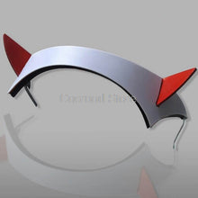 Load image into Gallery viewer, Cosroad Anime DARLING in the FRANXX 02 Zero Two Cosplay Wigs+Headwear Zero Two  02 Pink Long Straight Hair + Hair Clip - CosCouture
