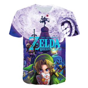 T Shirt Breath of The Wild Link Champion Zelda Children T-shirt for Boys and Girls Toddler Short-Sleeved Tee99 - CosCouture