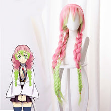 Load image into Gallery viewer, Anime Demon Slayer: Kimetsu no Yaiba Cosplay Costume Kanroji Mitsuri Cosplay Costumes Full Set with Stockings - CosCouture
