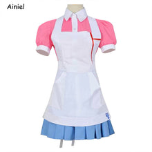 Load image into Gallery viewer, New Dangan Ronpa 2 Mikan Tsumiki Cosplay Costume Danganronpa Wig Suit Top skirt - CosCouture
