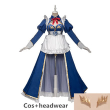 Load image into Gallery viewer, Anime Fate/Grand Order Arturia Pendragon  Lancer Blue Dress Lovely - CosCouture
