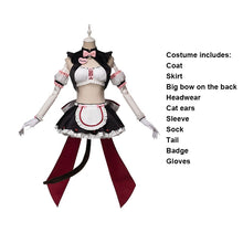Load image into Gallery viewer, Anime Nekopara Cosplay Dresses Chocolat Maid Outfit Vanilla Costume La Soleil Women Wigs Halloween Racing Girl Costumes - CosCouture
