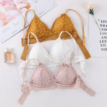 Load image into Gallery viewer, Women Lace Padded Bras Beauty Back Wrapped Chest Comfortable Wire Free Bras Lingerie
