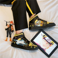Load image into Gallery viewer, NARUTO Shoes Men Uzumaki Naruto Sneakers Anime &amp; Comic Casual Shoes Cosplay Kurama Shoes Sneaker - CosCouture
