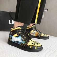 Load image into Gallery viewer, NARUTO Shoes Men Uzumaki Naruto Sneakers Anime &amp; Comic Casual Shoes Cosplay Kurama Shoes Sneaker - CosCouture
