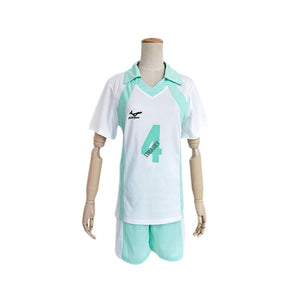 Haikyuu Kageyama Tobio Aoba Johsai Koushi Sugawara Oikawa Tooru Cosplay Costume kneepads Uniform High School Volleyball full set - CosCouture