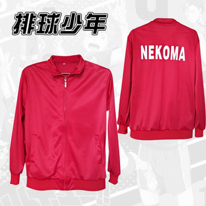 Haikyuu Karasuno Nekoma Fukurodani Aoba Johsai Shiratorizawa Hoodie Jacket Cosplay Costume Haikiyu Men Women  Jersey Sportswear - CosCouture